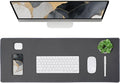 ALOANES Waterproof Mouse Pad with Durable Stitched Edge, XL Gaming Keyboard Pad, Non-Slip Rubber Base Mouse Mat, Desk pad for Gamer, Office & Home, Dark Gray Mousepad 31.5"x 11.8"x 0.12"