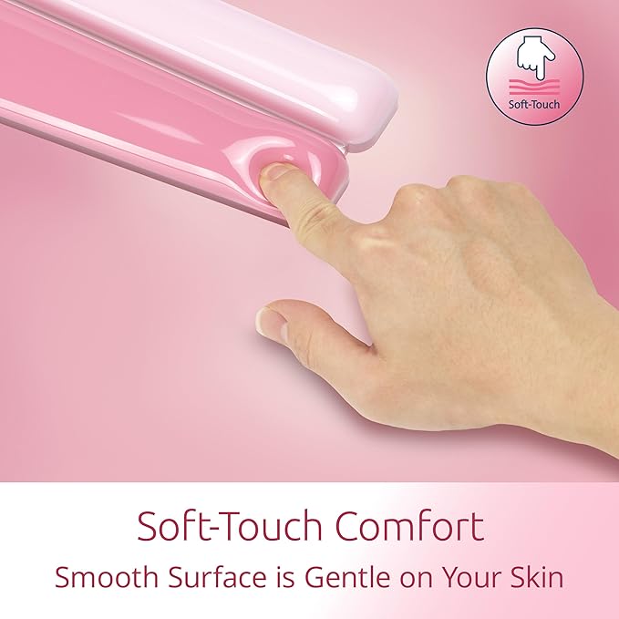 Kensington Duo Gel Mountain Wrist Rest for Keyboard, Wrist Pad for Full Size Keyboard, Ergonomic Wrist Pad for Computer, Non-Skid Computer Pad with Wrist Support, Pink K62677WW, 17.7" x 4.1"x 0.8”