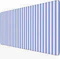 Blue Pink Striped Desk Mat Cute Pastel XXL Large Gaming Mouse Pad Desk Pad Kawaii Aesthetic Home Office Decor Cozy Keyboard Laptop Computer Mat