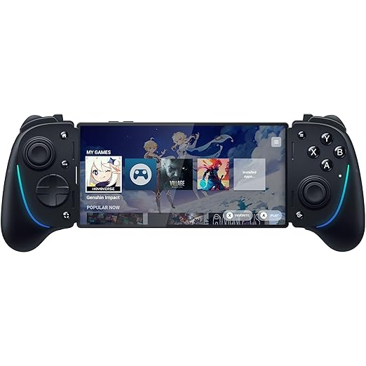Razer Kishi Ultra Gaming Controller for Android, iPhone 15 & 16 Series, iPad Mini A17 Pro & 6 (USB C): Pro Controls - Ergonomic Grip - Stream PC, Xbox, PS5 Games on Mobile, Phone, Tablet - Chroma RGB