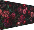 35.4 x 15.7 in, XXL Large Mouse Pad for Desk, Extended Keyboard Mouse Mat for Computer Office, Big Laptop Mouse pad, Gaming pc-Vintage Summer Romanticism Rose