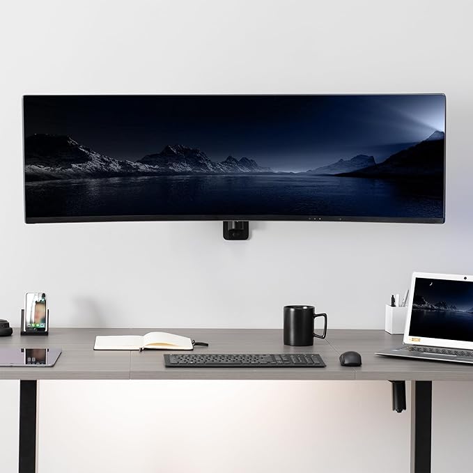 VIVO Premium Aluminum Single TV Wall Mount for 23 to 43 inch Screens, Adjustable Arm, Fits up to VESA 200x200, MOUNT-G200B
