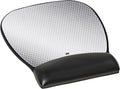 3M Precise Mouse Pad with Gel Wrist Rest, Soothing Gel Comfort with Durable, Easy to Clean Leatherette Cover, Optical Mouse Performance, 9.2" x 8.7", Black (MW310LE)