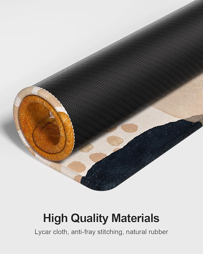 Auhoahsil Large Mouse Pad with Wrist Rests for Keyboard & Mouse, Thick Soft Ergonomic Memory Foam Wrist Supports, Big & Long Desk Mat 35.5 x 15.7 in, for Office Gaming Computer, Abstract Stone