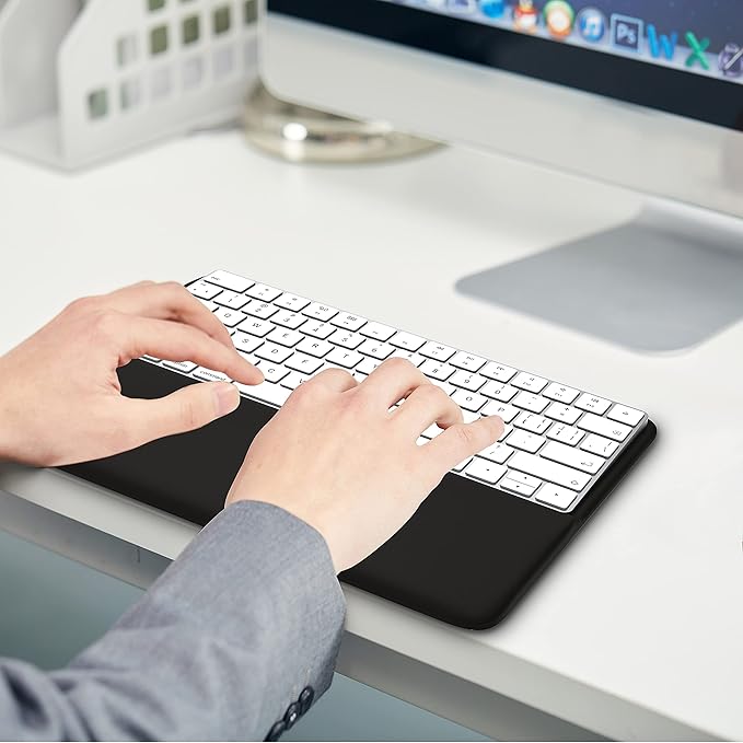 HONKID Wrist Rest for Magic Keyboard 2 (MLA22LL/A, A1644) and Magic Keyboard with Touch ID(MK293LL/A), Magic Keyboard Stand Pad to Relief Pain