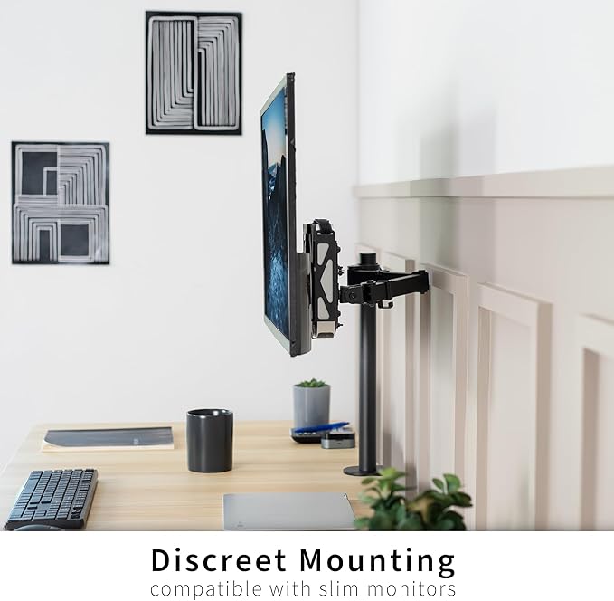 VIVO Behind Monitor VESA Mount Designed for Mac mini, 2010 to 2023 Models, Desk Clamp Option, Black, Mount-MINI1