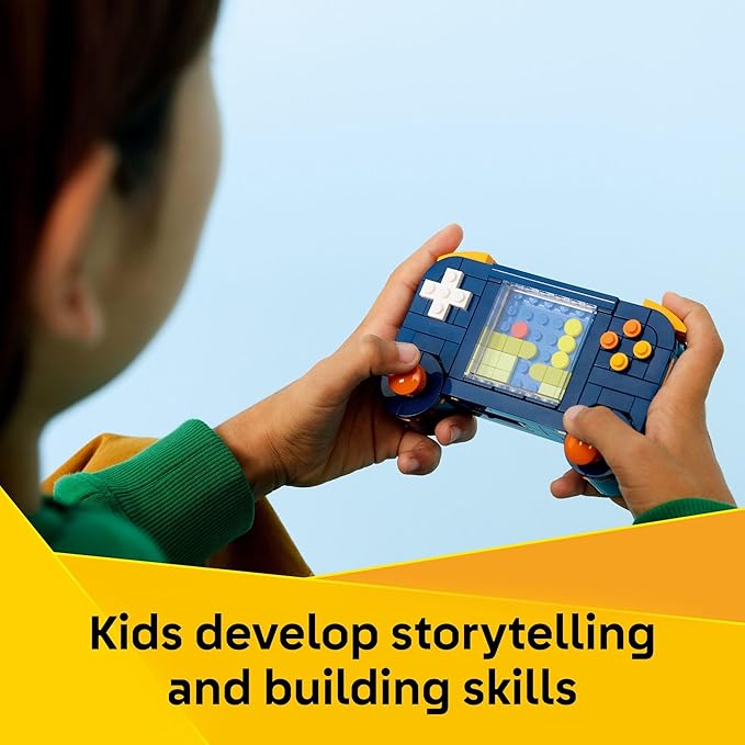 LEGO Creator 3 in 1 Retro Gaming Console Building Toy for Boys & Girls - Kids Build a Console, Mini Arcade Game, or Mini Computer - Gift Idea for Gaming Fans, Ages 8+ - 31380