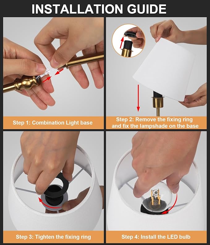Rechargeable Cordless Table Lamp, 5000mAh Battery Operated Lamp, Wireless 3-Level Dimmable Touch Lamp, Portable Night Bedside Brass Lamp, Desk Light for Home Decor, Patio, Restaurant, Dinning