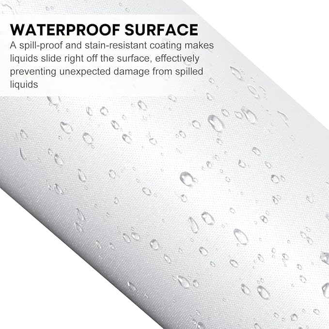 JIKIOU Large Cloud Mouse Pad Waterproof with Cloud Keyboard Wrist Pad and Cloud Mouse Wrist Pad Set, Ergonomic Computer Desk Wrist Support Mousepad for Keyboard and Mouse White