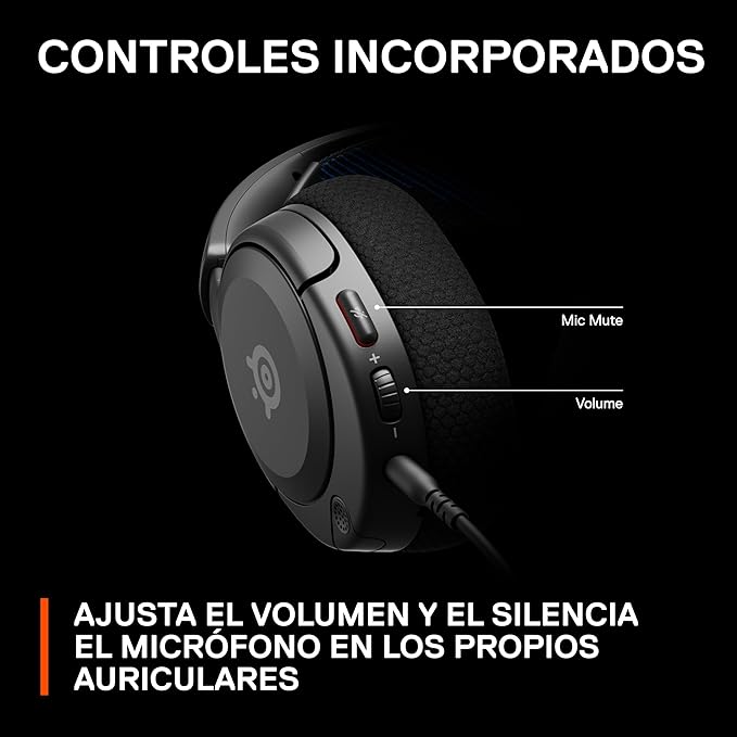 SteelSeries New Arctis Nova 1P Multi-System Gaming wired Headset — Hi-Fi Drivers — 360° Spatial Audio — Comfort Design — Durable — Lightweight—Noise-Cancelling Mic — PS5/PS4, PC, Xbox, Switch - Black