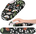 Ergonomic Mouse Pad and Keyboard Wrist Rest with Massage Design, Space-Saving Mouse Pad Wrist Support, Memory Foam Wrist Rest with Non-Slip PU Base for Computer Desk, Multiflora