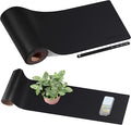 MAIDERN 70.8” x 7.9” Narrow Table Cover, Reversible Leather & Cork Console Table Mat, Long Slim Table Protector for Sofa Table, Entryway, Sideboard, Hallway, or Buffet Table (Black)