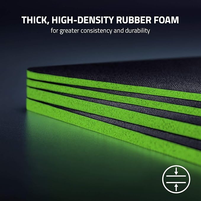 Razer Gigantus V2 Cloth Gaming Mouse Pad (Large): Thick, High-Density Foam - Non-Slip Base - Classic Black