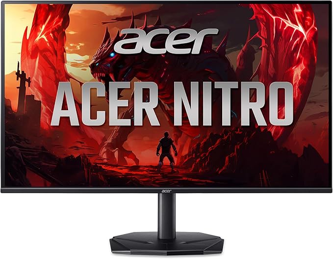 Acer Nitro 23.8" Full HD 1920 x 1080 IPS Gaming Monitor | AMD FreeSync Premium | 240Hz Refresh | Up to 0.5ms | sRGB 99% | HDR 10 Support | 1 x Display Port 1.2 & 2 x HDMI 2.0 | KG240Y W3biip