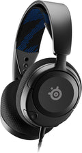 SteelSeries New Arctis Nova 1P Multi-System Gaming wired Headset — Hi-Fi Drivers — 360° Spatial Audio — Comfort Design — Durable — Lightweight—Noise-Cancelling Mic — PS5/PS4, PC, Xbox, Switch - Black