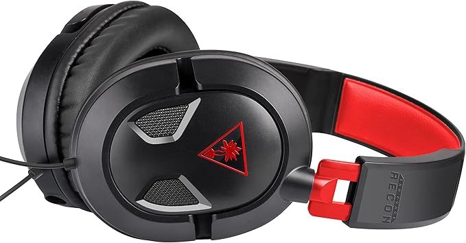Turtle Beach Recon 50 Wired Gaming Headset - PC, Mac, PS4, PS5, Xbox Series X|S & Xbox One, & Mobile/Tablet with 3.5mm Removable Mic, 40mm Speakers, & In-line Controls – Black