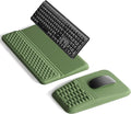 Vaydeer Keyboard Stand and Mouse Pad Set with Wrist Rest, Soft Memory Foam Wrist Support, Ergonomic Wrist Cushion for Desk, Palm Hand Typing for Office, Gaming, Green