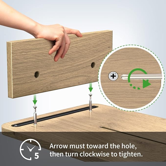 Zimilar Dual Monitor Stand Riser – Wood