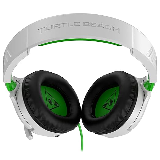 Turtle Beach Recon 70 Multiplatform Gaming Headset for Xbox Series X|S, Xbox One, PS5, PS4, PC & Mobile w/ 3.5mm Wired Connection - Flip-to-Mute Mic, 40mm Speakers, Lightweight Design, White