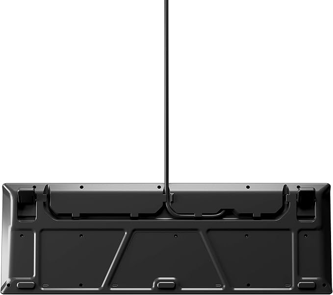 SteelSeries Apex 3 RGB Gaming Keyboard – 10-Zone RGB Illumination – IP32 Water Resistant – Premium Magnetic Wrist Rest (Whisper Quiet Gaming Switch) (Renewed)