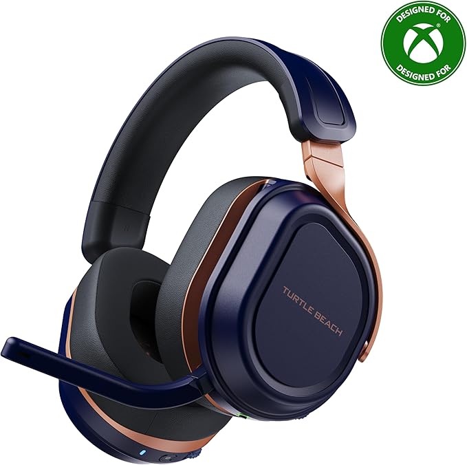 Turtle Beach Stealth 700 Gen 3 Wireless Multiplatform Amplified Gaming Headset for Xbox Series X|S, Xbox One, PC, PS5, Mobile – 60mm Drivers, AI Noise-Cancelling Mic, Bluetooth, 80-Hr Battery – Cobalt