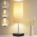 AVV Cordless Table Lamp with Dimmable, Rechargeable 3 Modes Battery Powered Bedside Lamp, Battery Operated Lamps for Night Stand, Touch Lamp for Bedroom, Living Room, Reading Room, 15 Inch Linen