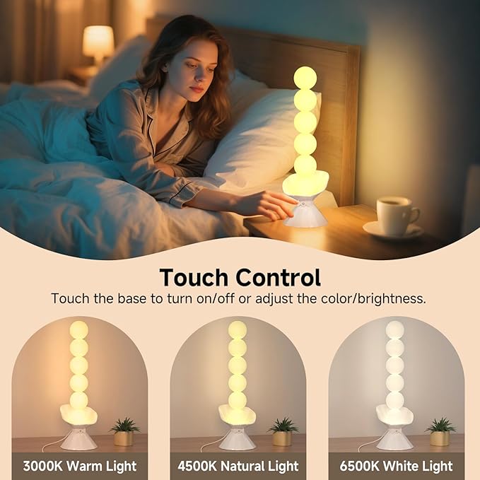 Table Lamp, LED Desk Lights with Touch Control, Color Changing Stepless Dimmable Bedside Lamp, App & Remote Operation, Bottom Tray Storage, Decorative Mood Lighting for Home, Party