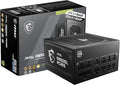 MSI MAG A850GL PCIE5, Fully Modular Compact Gaming 850W Power Supply, 80+ Gold, ATX 3.1 & PCIe 5.1 Ready, Native Dual-Color 12V-2x6 Cable, 10 Year Warranty