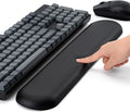 PU Leather Keyboard Wrist Rest, Ergonomic Memory Foam Wrist Support for Pain Relief, Waterproof & Easy to Clean Hand Rest Pad for Office, Gaming & Mechanical Keyboards (Classic Black)