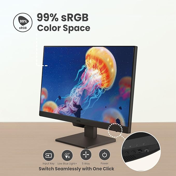 BenQ GW2790 Computer Monitor 27" FHD 1920x1080p | IPS | 100 hz | Eye-Care Tech | Low Blue Light | Anti-Glare | Adaptive Brightness | Tilt Screen | Built-in Speakers | DisplayPort | HDMI x2