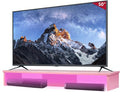 TV Riser Stand with LED Lights, 42.5in Super Large Monitor Stand with Phone Tablet Holder, Tabletop TV Stand Riser for Desk, Desktop Organizer for Computer, TV, Laptop, Printer