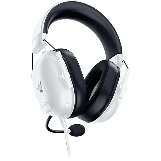 Razer BlackShark V2 X Gaming Headset: Special Edition - 50mm Drivers - Cardioid Mic - Comfortable Noise Isolating Earcups - for PC, Mac, PS5, Xbox One, Nintendo Switch via 3.5mm Audio Jack - White