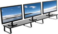 VIVO 55 inch Extra Long Monitor Stand, Wood & Steel Desktop Riser, Multi Screen, TV, Keyboard, Laptop, Ergonomic Desk and Tabletop Organizer, Black, STAND-V000D5