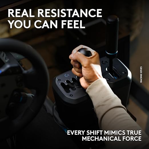 Logitech G RS H-SHIFTER - Sim Racing Gear Shifter compatible with PRO, RS50 Racing Wheel Base for consoles PlayStation 5, Playstation 4, Xbox-Series X|S, Xbox-One, and PC