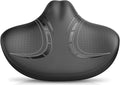 BLUEWIND New Noseless Oversized Bike Seat, Wide Bicycle Saddle Novel Backrest Design for Electric Bike, Universal Fit Exercise Bike or Road Stationary Bike Seat Cushion for Men & Women