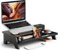 Adjustable Laptop Stand 2-Tier Riser Holder,Ventilated Cooling Ergonomic Computer Desk Organizer Accessories for 10-15.6" Notebook,Desktop Storage Compatible with MacBook,Dell,HP,Lenovo