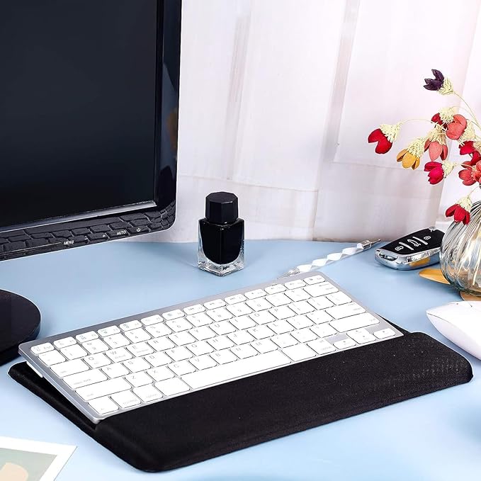 Weewooday Keyboard Wrist Rest for Pad Wrist Rest Stand Compatible with Wireless Keyboard with Numeric Keypad for Easy Typing(Compatible with Magic Keyboard 2, MLA22LL/A)