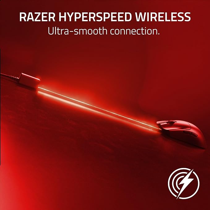 Razer Viper V3 Pro Wireless Esports Gaming Mouse: Symmetrical - 54g Lightweight - 8K Polling - 35K DPI Optical Sensor - Gen3 Optical Switches - 8 Programmable Controls - 95 Hr Battery - Faker Edition