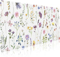 Pretty Flowers Mouse Pad XXL Cute Floral Chic Plant Spring Summer Extended Table Mat 90X40 CM Non-Slip Rubber Base Stitched Edge Large Mousepad for Gaming Laptop Computer Desk Top 35.4×15.7 Inch