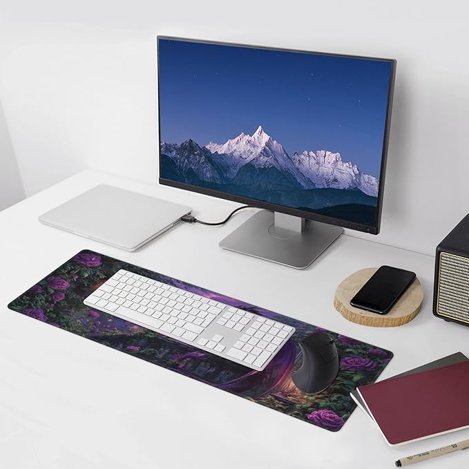 Dragon Mouse Pad Extended Large Gaming Mouse Pad XL Stitched Edges for Gamer Home Office 31.5 X 11.8 Inch
