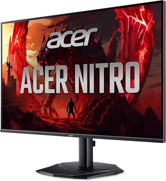 Acer Nitro 23.8" Full HD 1920 x 1080 IPS Gaming Monitor | AMD FreeSync Premium | 240Hz Refresh | Up to 0.5ms | sRGB 99% | HDR 10 Support | 1 x Display Port 1.2 & 2 x HDMI 2.0 | KG240Y W3biip