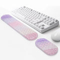Cute Ergonomic Gel Jelly Wrist Rest for Office & Gaming, Support to Relieve Wrist Fatigue, Non-Slip Gel Pad for All-Day Typing Comfort, Won’t Flatten or Lose Shape After Long-Term Use