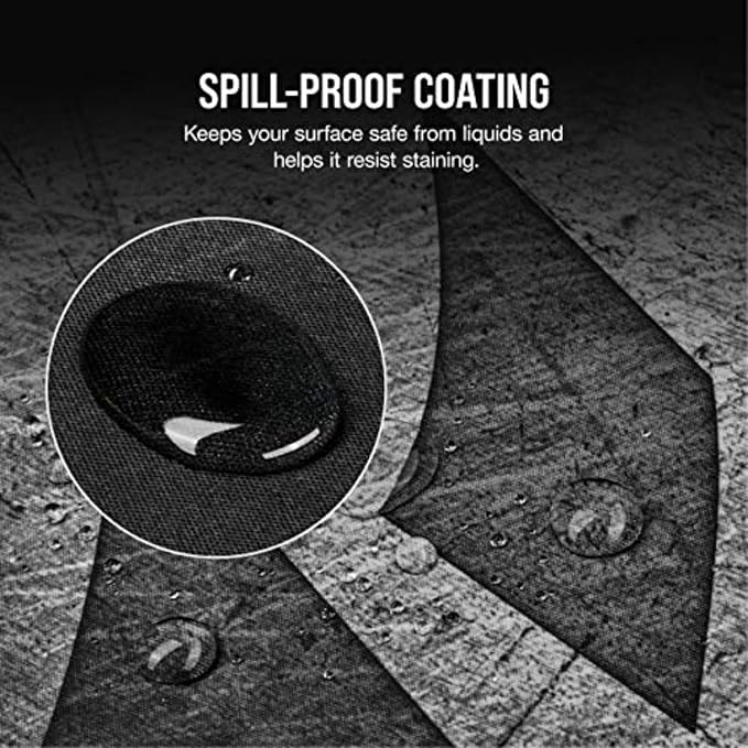 Corsair MM350 PRO Extended XL Premium Spill-Proof Cloth Gaming Mouse Pad – 36.6” Width x 15.7” Height Surface – Black/Gray