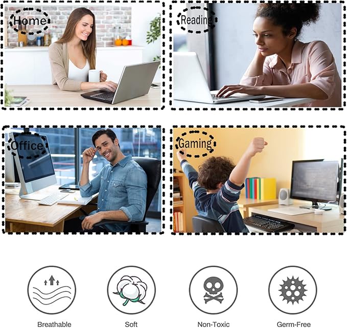 XL Mouse Pad Large 24x12 inch Dog Desk Mat Gaming Mousepad Long Desk Pad Big Computer Mat for Wireless Mouse Non Slip Work Laptop