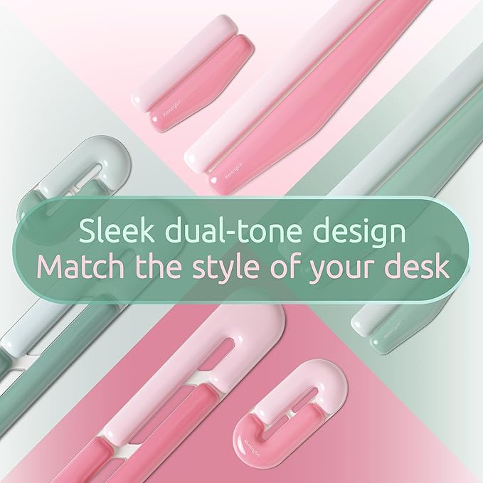 Kensington Duo Gel Mountain Mouse Wrist Rest Support Cushion for Mice & Trackballs, Ergonomic Mouse Wrist Support, Comfortable Non-Skid Gel, Pink 6.69" x 3.09" x 0.76" K62826WW