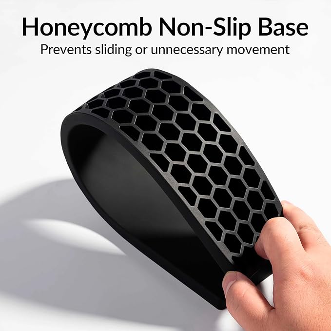 Ergonomic Silicone Wrist Rest for Keychron Q12 / Q5 Pro / Q5 Max / Q5 HE / L3,16.06" Honeycomb Non-Slip Palm Rest, 96% Full-Sized Mechanical Keyboards Support with Typing