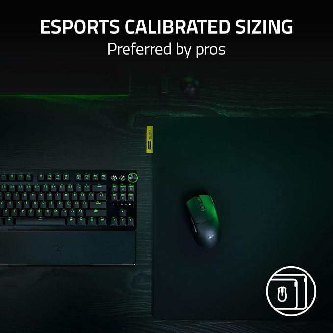 Razer Gigantus V2 Pro Soft Esports Gaming Mouse Pad (Balance) – Medium Friction Cloth Surface, Tracking Accuracy, GlideCore Foam, Anti Slip Base, Low-Profile Stiched Edges – Large