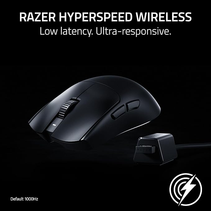 Razer Viper V3 Pro SE Wireless Gaming Mouse: 54g Lightweight - 1K Polling Dongle - 35K DPI Optical Sensor - Gen3 Optical Switches - Symmetrical Shape - 8 Programmable Controls - 95 Hr Battery - Black