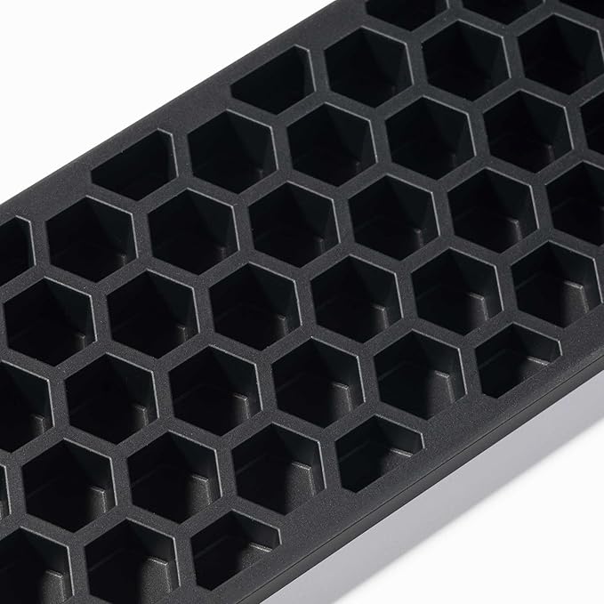 Ergonomic Silicone Wrist Rest for Keychron K10 / K10 Version 2 / C2 / C2 Pro,17.13" Honeycomb Non-Slip Palm Rest, 100% Full-Sized Mechanical Keyboards Support with Typing