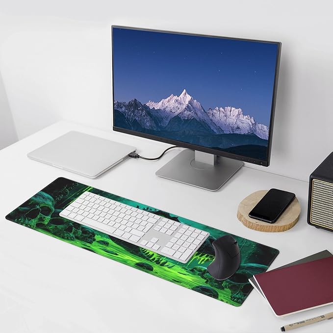 Dinosaur Mouse Pad Extended Large Gaming Mouse Pad XL Stitched Edges for Gamer Home Office 31.5 X 11.8 Inch